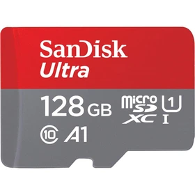 کارت حافظه microSDXC سن دیسک مدل SDSQUAB Ultra کلاس 10 استاندارد UHS-I A1 سرعت 140MBps ظرفیت 128گیگابایت