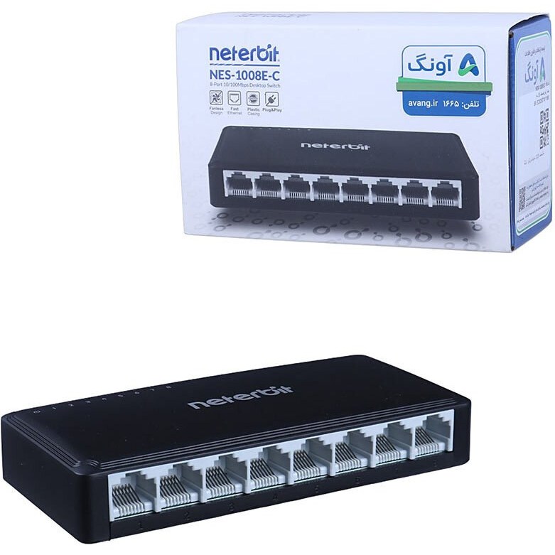 سوییچ 8 پورت نتربیت NES-1008E-C