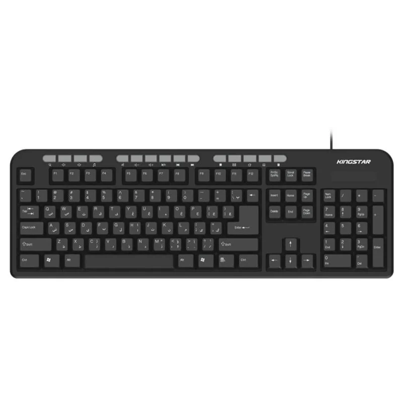 کیبورد با سیم کینگ استار مدل KB66