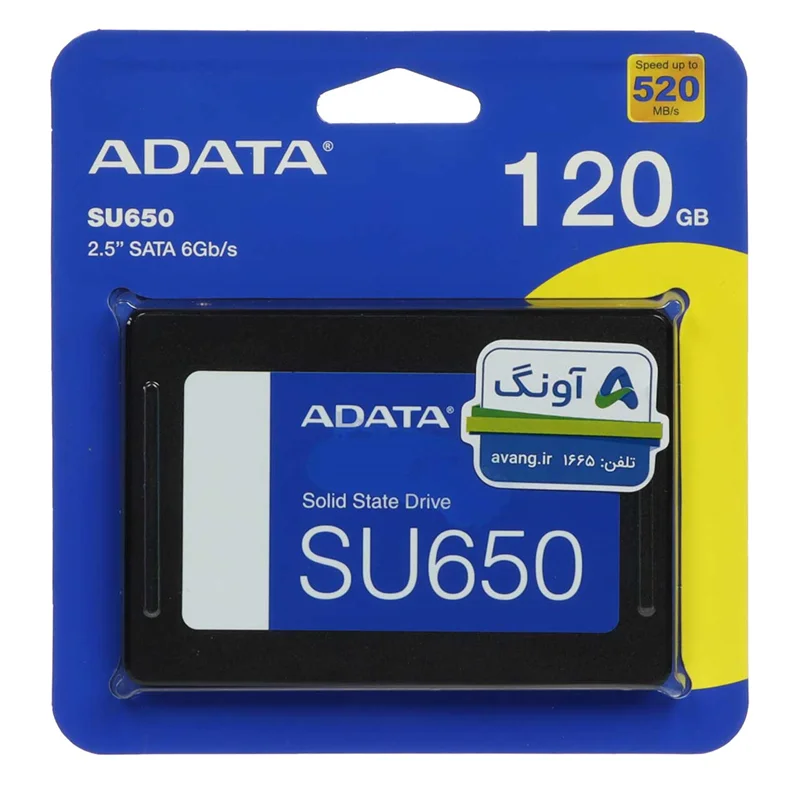 اس اس دی ای دیتا مدل SU650 ظرفیت 120 گیگابایت