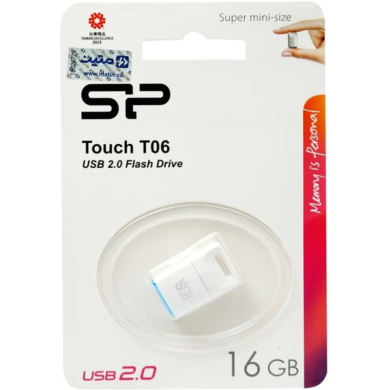 فلش مموری سیلیکون پاور مدل Touch T06 ظرفیت 16 گیگابایت