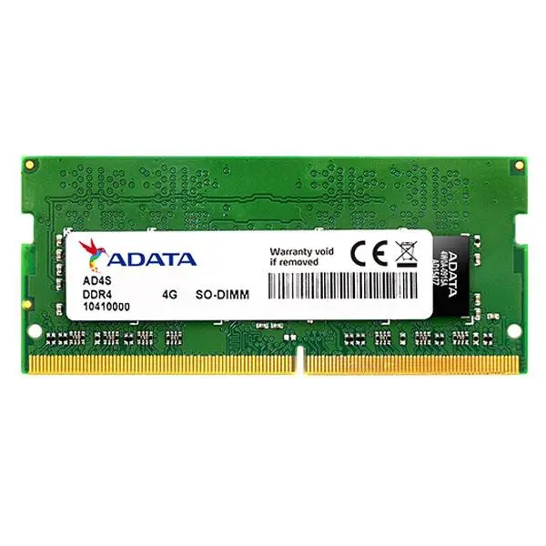 رم لپ تاپ ای دیتا DDR4 2400 AD4S2400J4G17-BHYA ظرفیت ۴ گیگابایت استوک