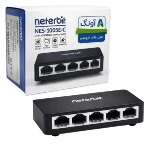 هاب سوئیچ 5 پورت نتربیت مدل  NETERBIT NES-1005E-C